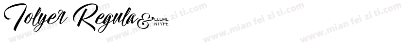 Tolyer Regula字体转换